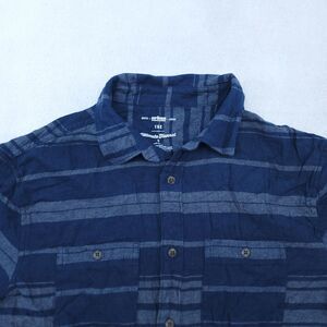 Urban Pipeline Flannel Long Sleeve Button Up Shirt Mens Size S Blue Striped